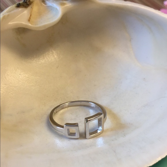 Nela´s Jewelry - 925 Silver Square ring